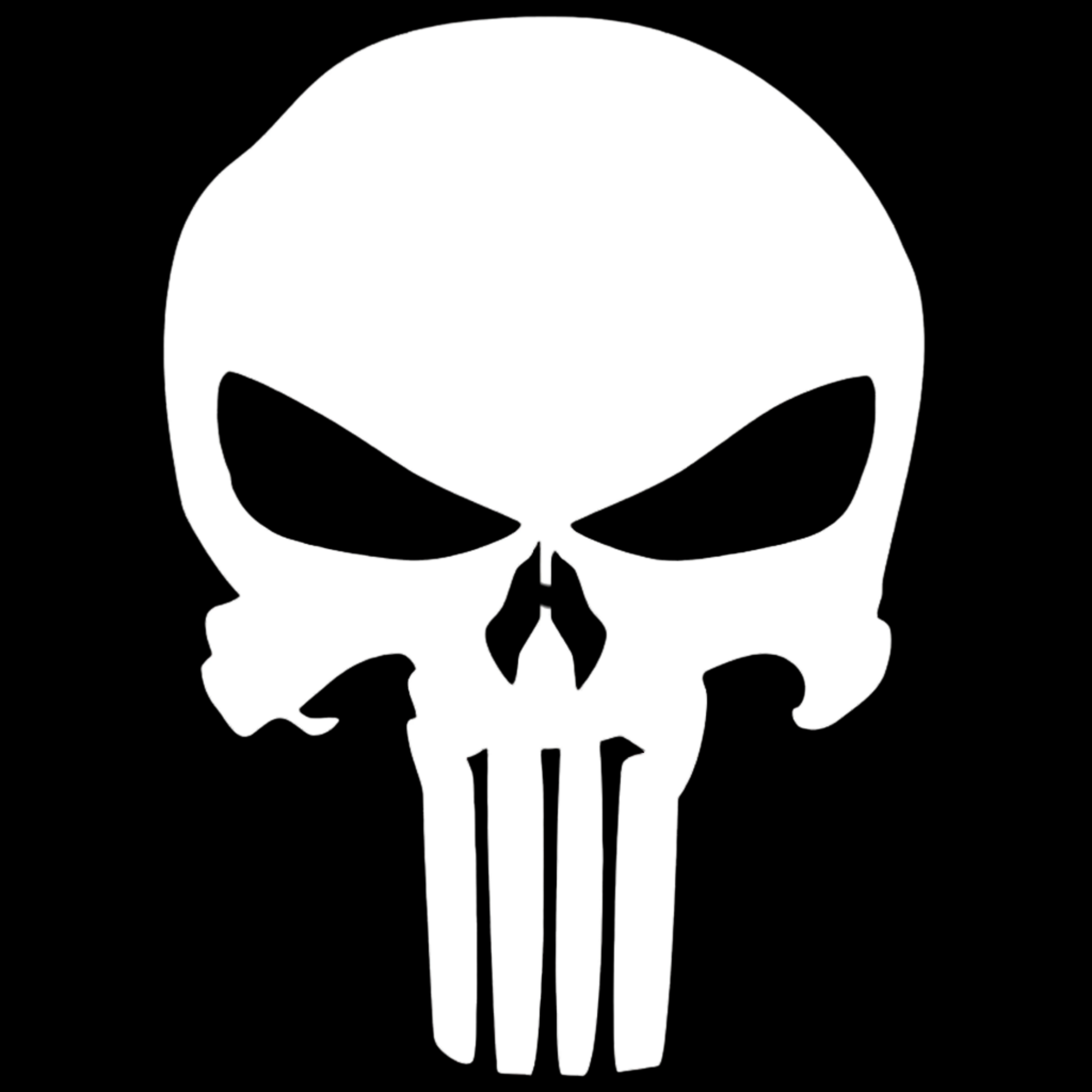 Oversized T Shirt - The Punishers Black