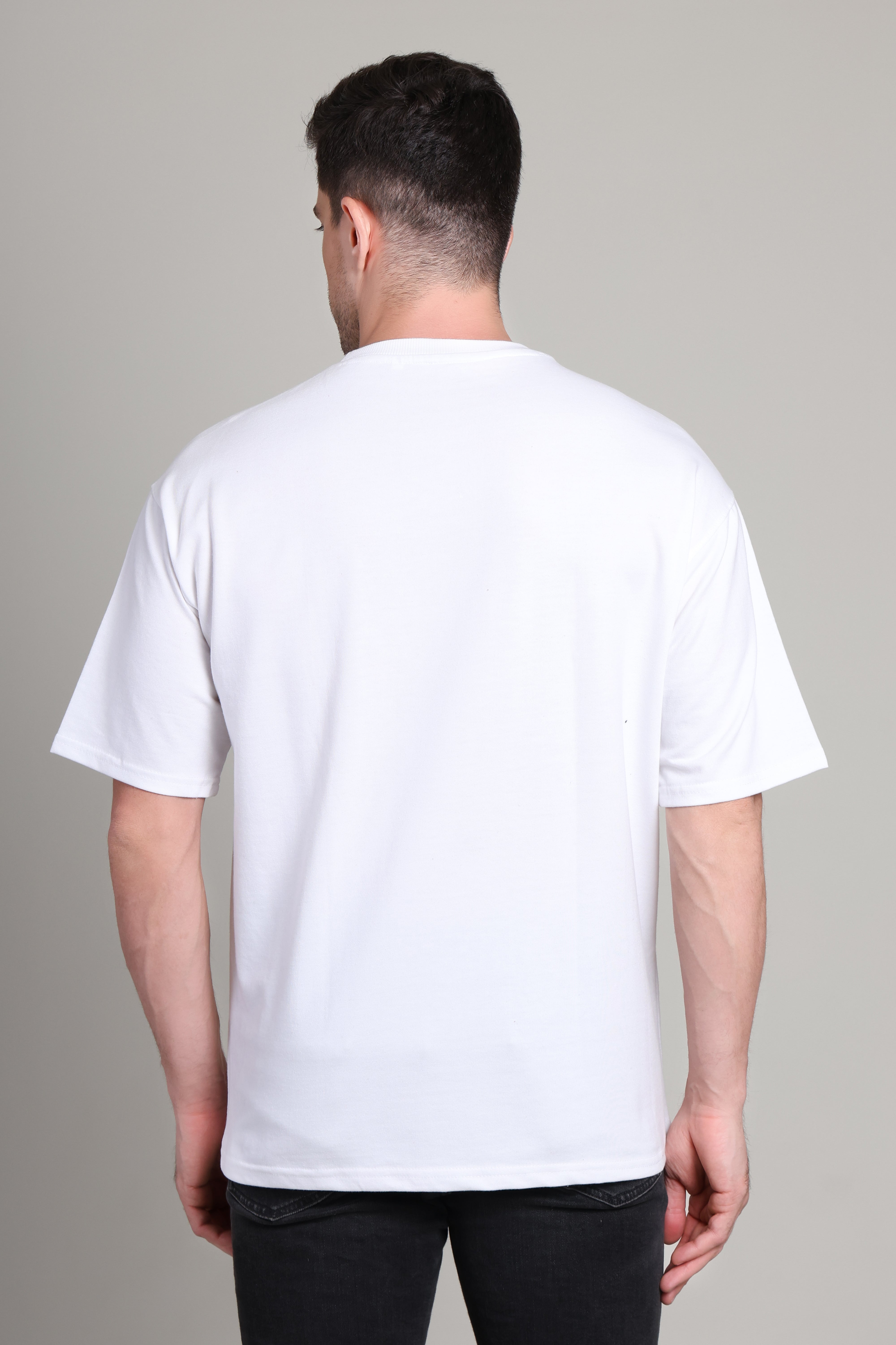 Oversized T Shirt - Soldier - White