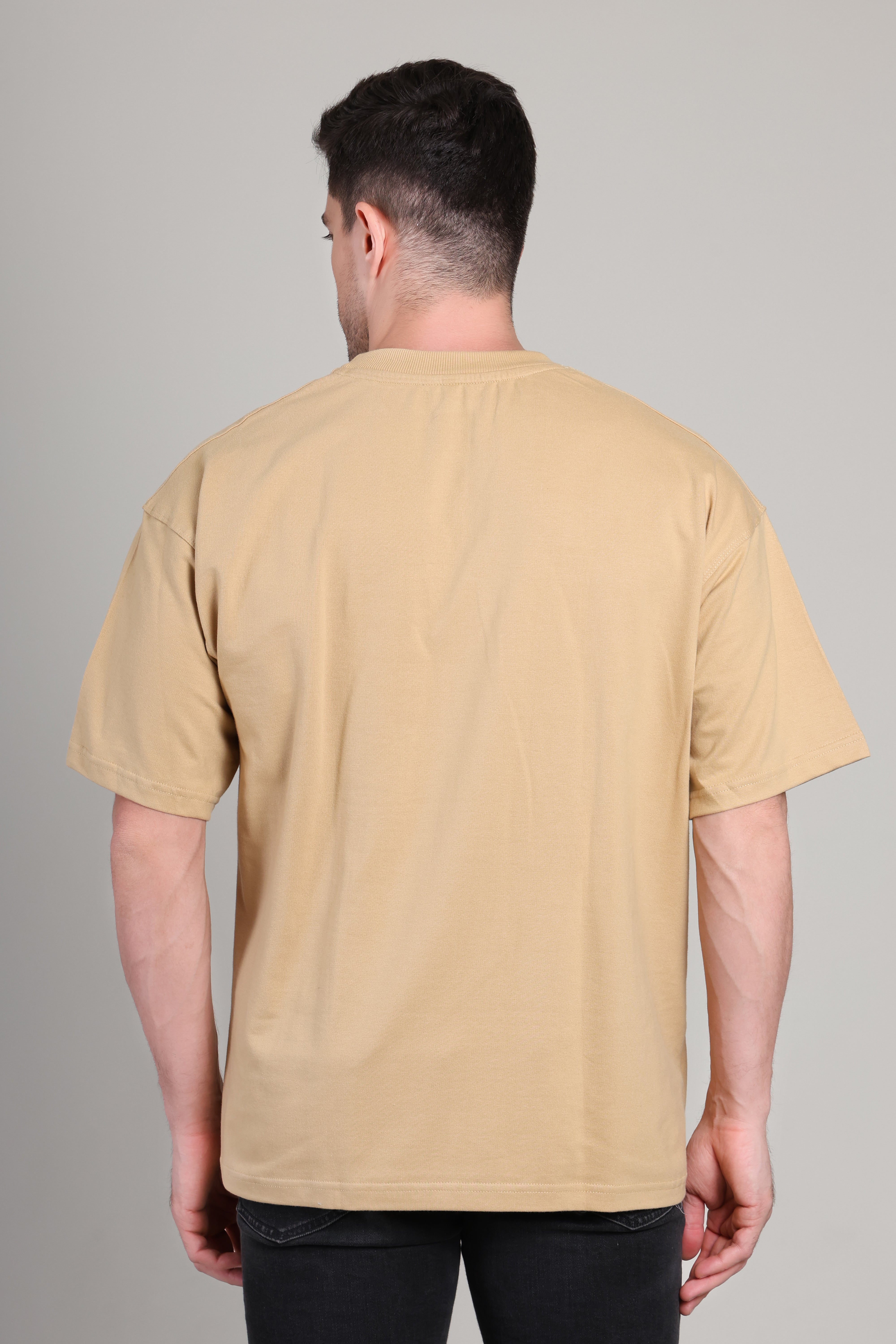 Oversized T Shirt - Basketball Beige